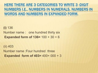 Thirty Expanded Class 3 LET US REVISE | PPTX