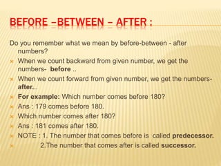 Class 3 LET US REVISE | PPTX