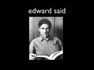 edward said
 
