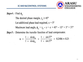 Bode plot and control system root locus graph | PPTX