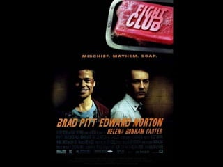 Theatrical poster for Fight Club, copyright © 1999 by 20th Century Fox. 
The copyright is owned by either the publisher or the creator of the work depicted. 
http://en.wikipedia.org/wiki/File:Fight_Club_poster.jpg 
 
