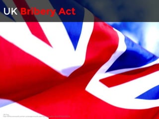 UK Bribery Act 
UK Flag 
http://office.microsoft.com/en-us/images/results.aspx?qu=uk+flag&ex=1#ai:MP900422830| 
 