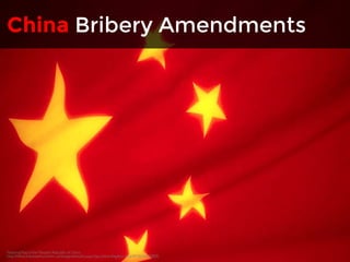 China Bribery Amendments 
National flag of the Peoples Republic of China 
http://office.microsoft.com/en-us/images/results.aspx?qu=china+flag&ex=1#ai:MP900400801| 
 