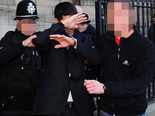 UK Border Agency raid by UK Home Office 
https://www.flickr.com/photos/49956354@N04/5114138894/ 
 