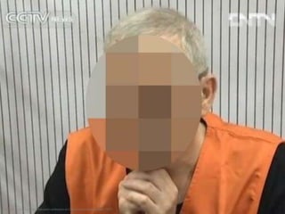 Image: Peter Humphrey televised confession on China's central broadcaster CNTV 
 