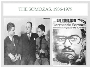 THE SOMOZAS, 1936-1979

 