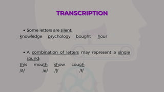 Class 4 - Phonetics
