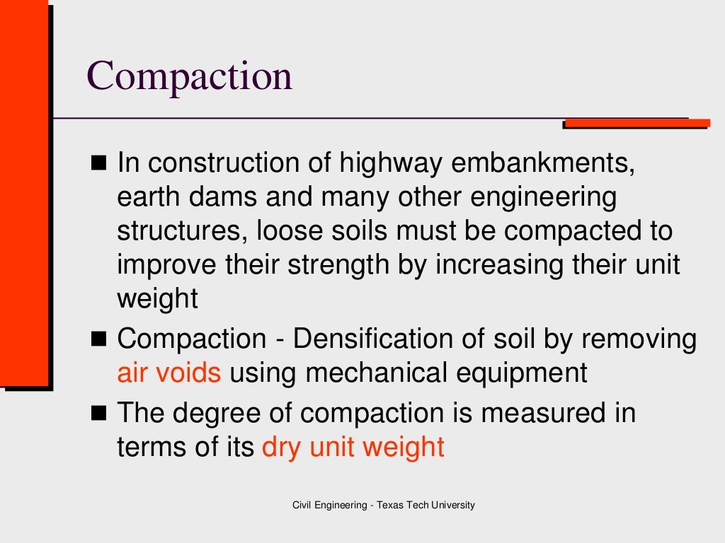 Class 4 Soil Compaction ( Geotechnical Engineering )