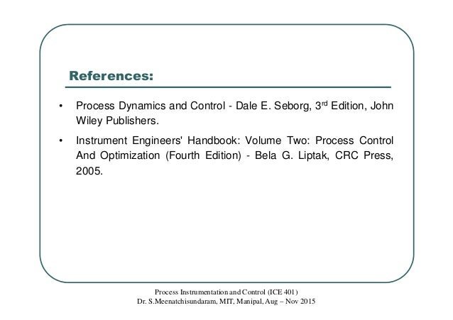 bela g liptak process control and optimization pdf