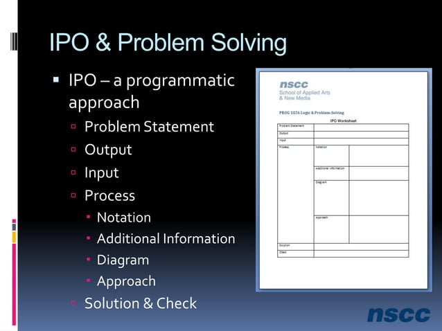 Class 4 IPO and Intro to Ruby | PPTX | Programming Languages | Computing
