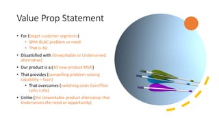 Value Proposition: A Key to any startup venture | PPTX