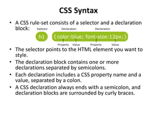CSS Basics part One | PPT
