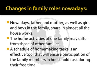 Family Members: Roles And Responsibilities
