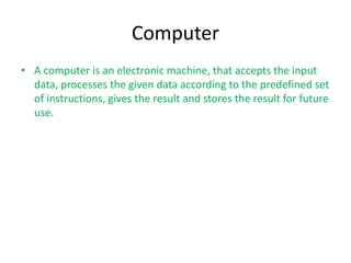 Class 5 computer day 1 | PPTX