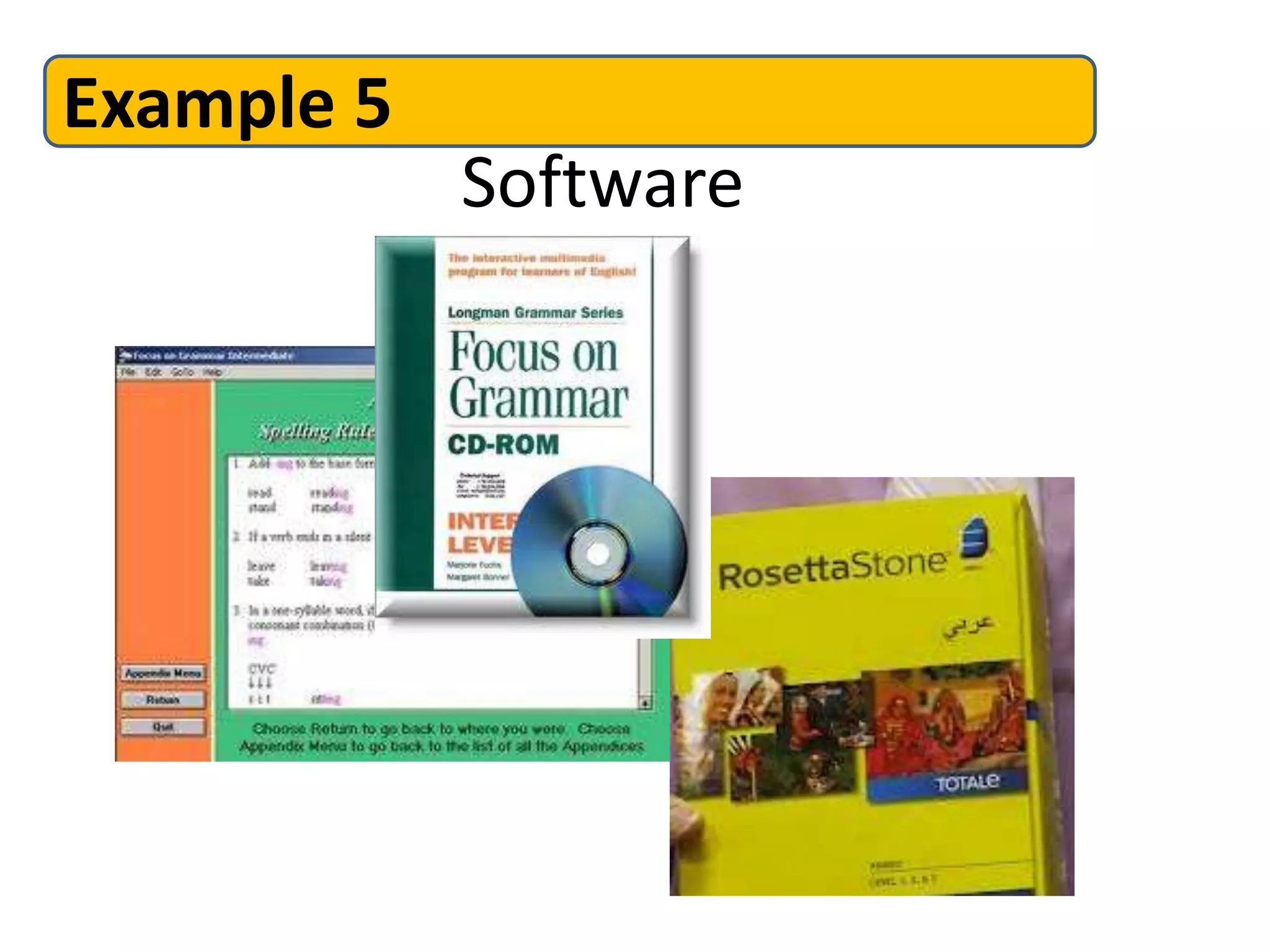 Example 5
            Software
 
