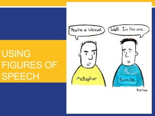 USING 
FIGURES OF 
SPEECH 
 