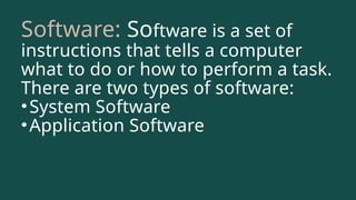 Class 6 fundamental of computer and about it | PPTX