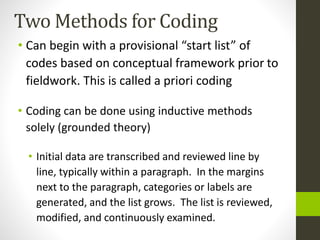 Class 6 research quality in qualitative methods oct 13 2015 | PPTX