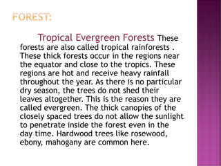 Class 7 chapter 6 , natural vegetation and wild life | PDF