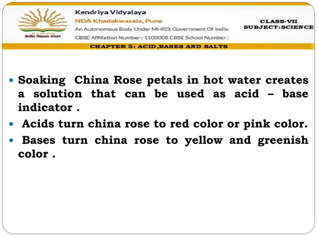 Class 7 chapter 5 Acids ,bases and salts ppt 1 | PPTX