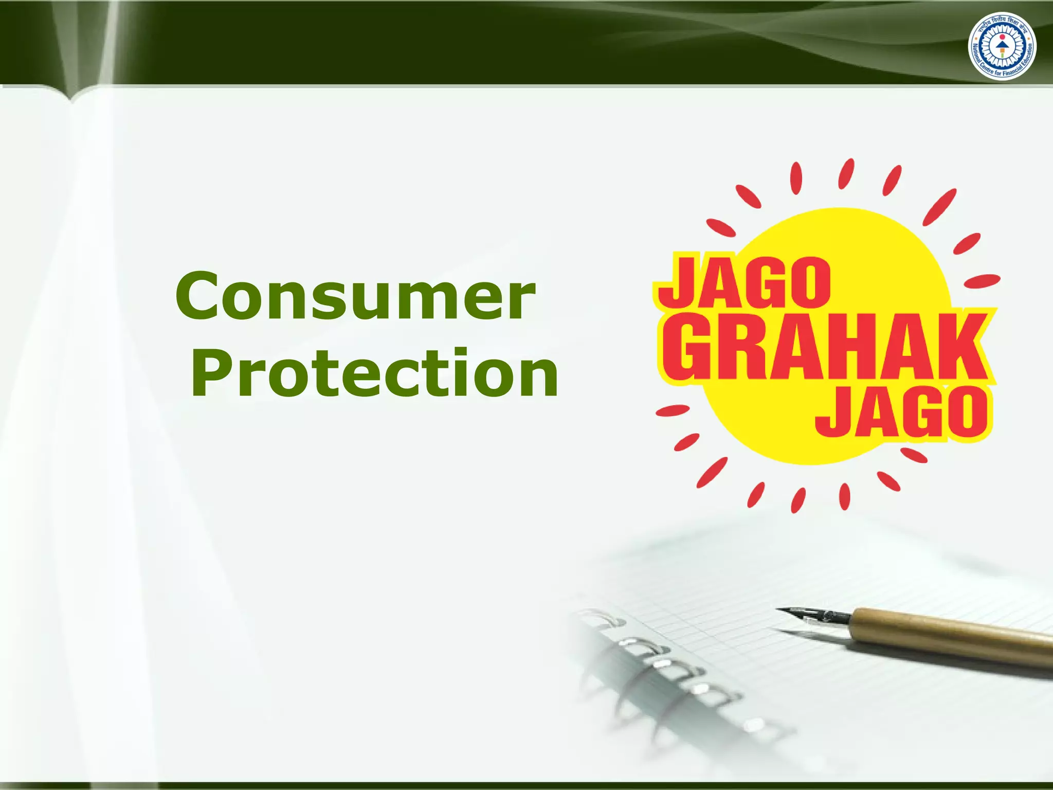 Consumer
Protection
 