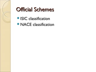 Nace Classification Industries of class 8th chapter. | PPT