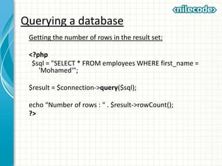 Class 8 - Database Programming | PPTX