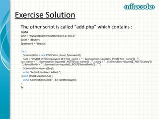 Class 8 - Database Programming | PPTX
