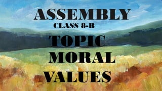 class 8 assembly ppt.Assembly: Building Blocks of Success! | PPTX