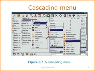 www.id-book.com 8
Cascading menu
 