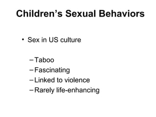 Children with Sexual Behavior Issues | PPT