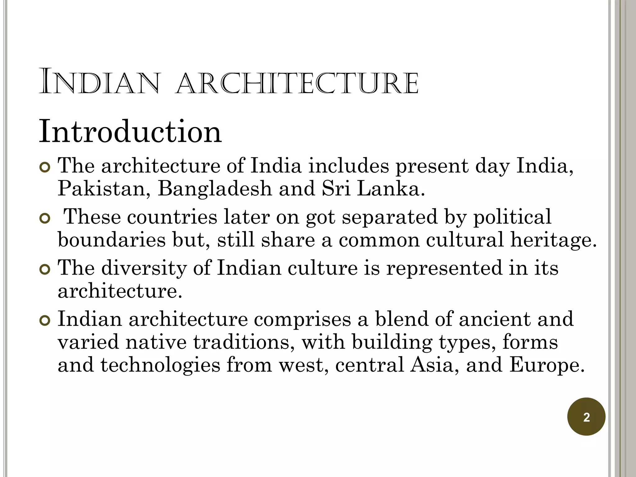 history of indian architecture | PDF
