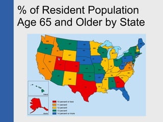 % of Resident Population Age 65 and Older by State 