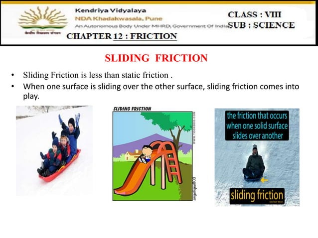 Class 8 ppt 2 friciton | PPTX | Physics | Science