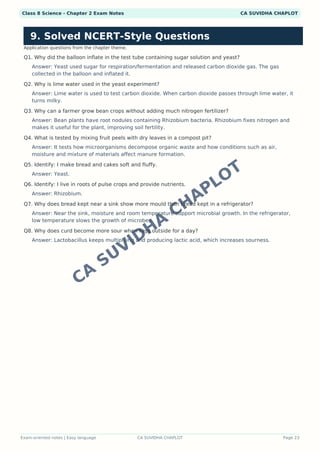 Class 8 Science Chapter 2work Worksheets.pdf Class 8 Science Chapter 2 Visual Notes PDF | Colorful Infographics ...