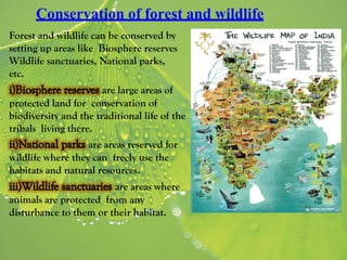 Class 8 science ch 7 conservation of plants and animals | PPT