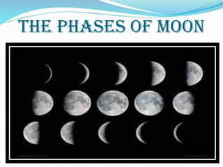 The phases of moon
 