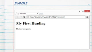 EXAMPLE
our
office
12
 