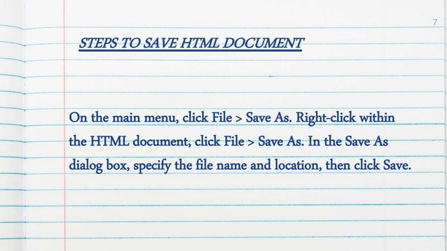 HTML (presentation) | PPTX