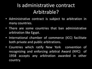 Administrative contract law courses for law classes | PPT
