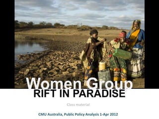 Class material

CMU Australia, Public Policy Analysis 1-Apr 2012
 
