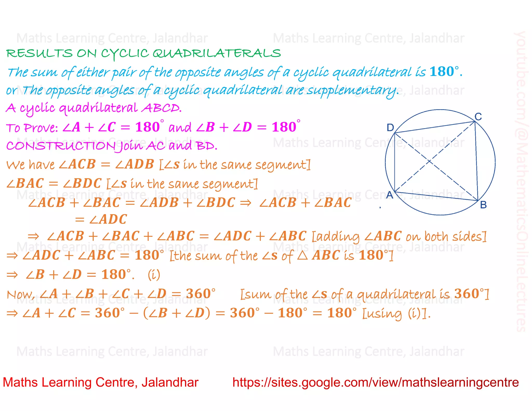 Class 9_Chapter 10_Circles_Cyclic quadrilaterals_Lecture 4.pdf
