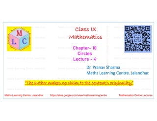 Class 9_Chapter 10_Circles_Cyclic quadrilaterals_Lecture 4.pdf