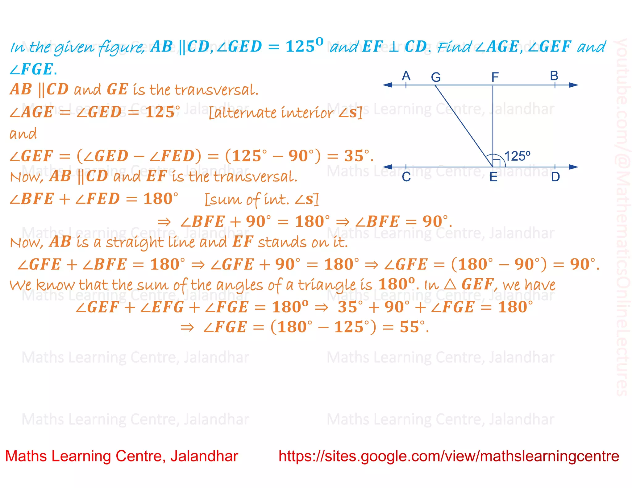 Class 9_Chapter 6_Lines and angles (Parallel lines definitions ...