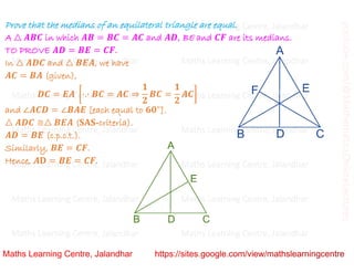 Class 9_Chapter 7_Triangles_Problems based on congruence_Lecture 3