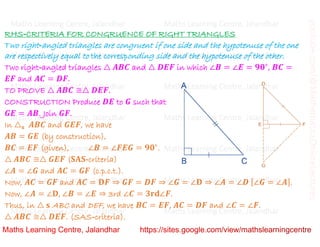 Class 9_Chapter 7_Triangles_Problems based on congruence_Lecture 3