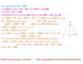 Class 9_Chapter 7_Triangles_Problems based on congruence_Lecture 3