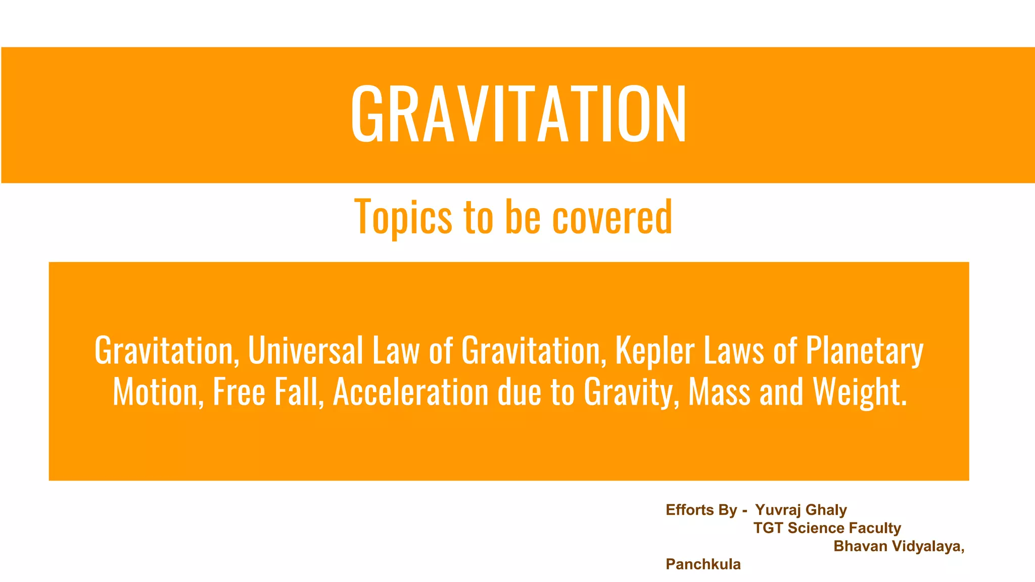 Class 9 gravitation