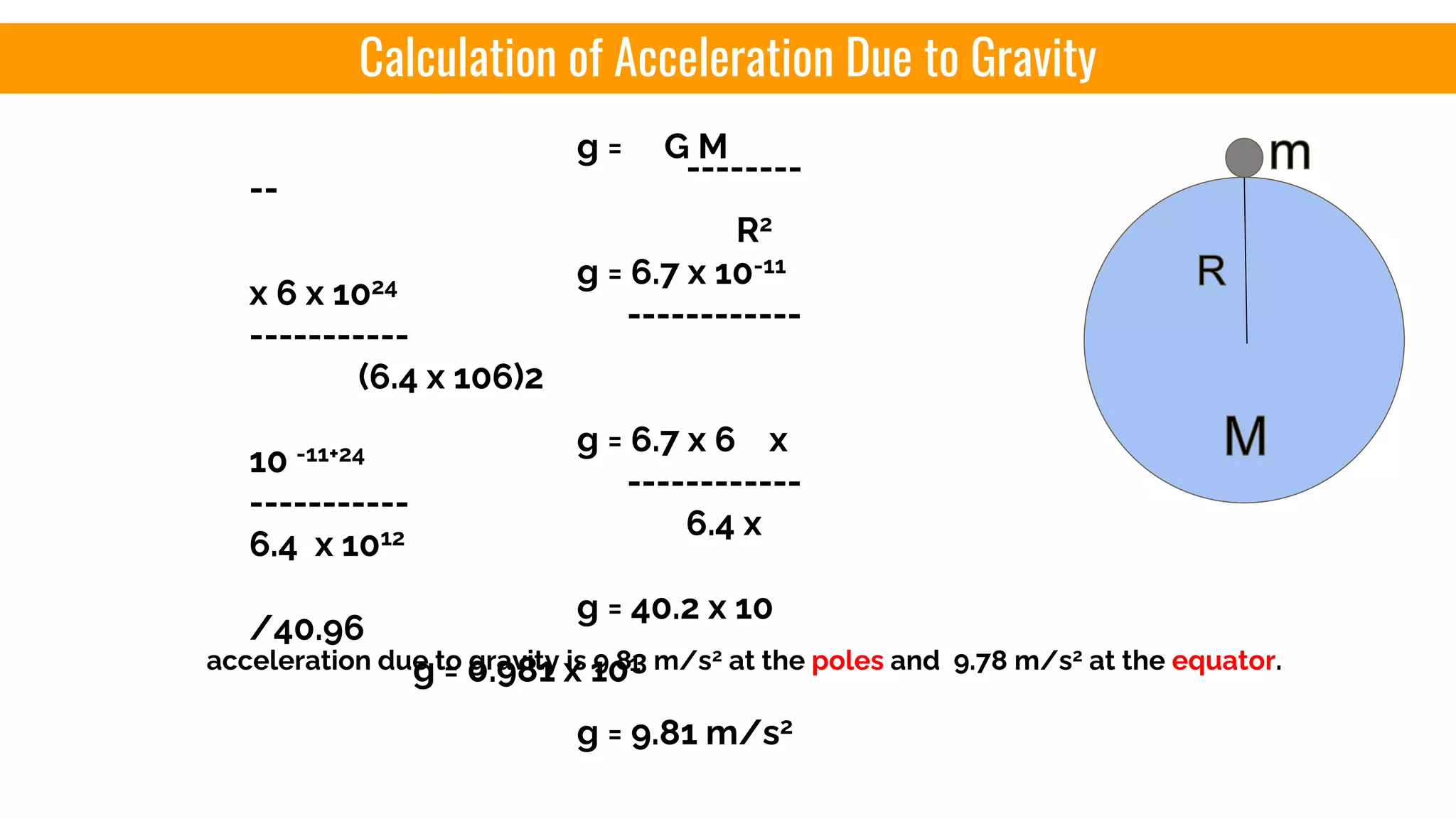 Class 9 gravitation