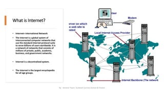 Internet and its Applications - By Amresh Tiwari (SGEI) | PDF
